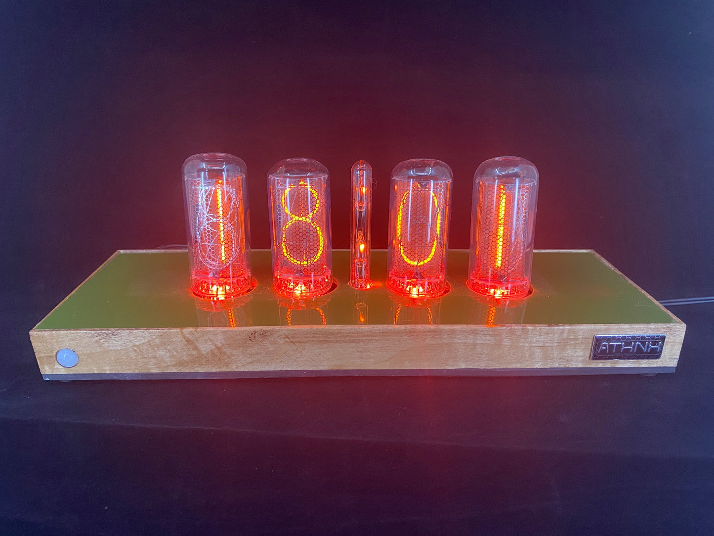 Black Large Nixie Smart Clock