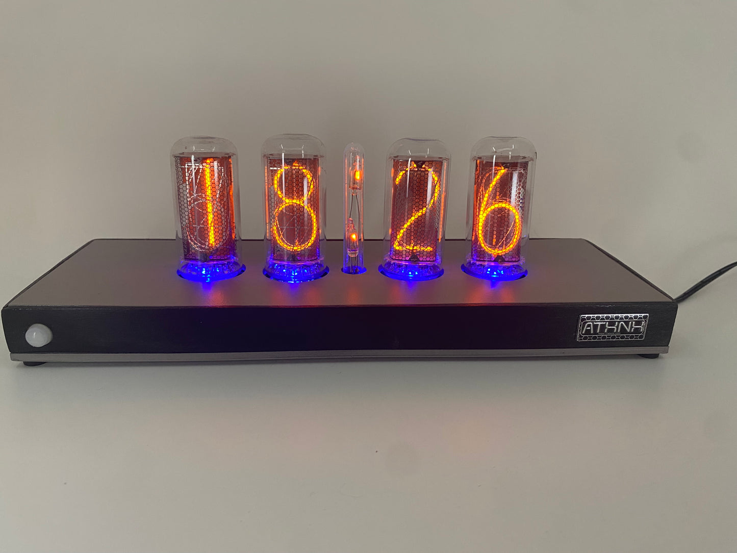 Driftwood Large Nixie Smart Clock