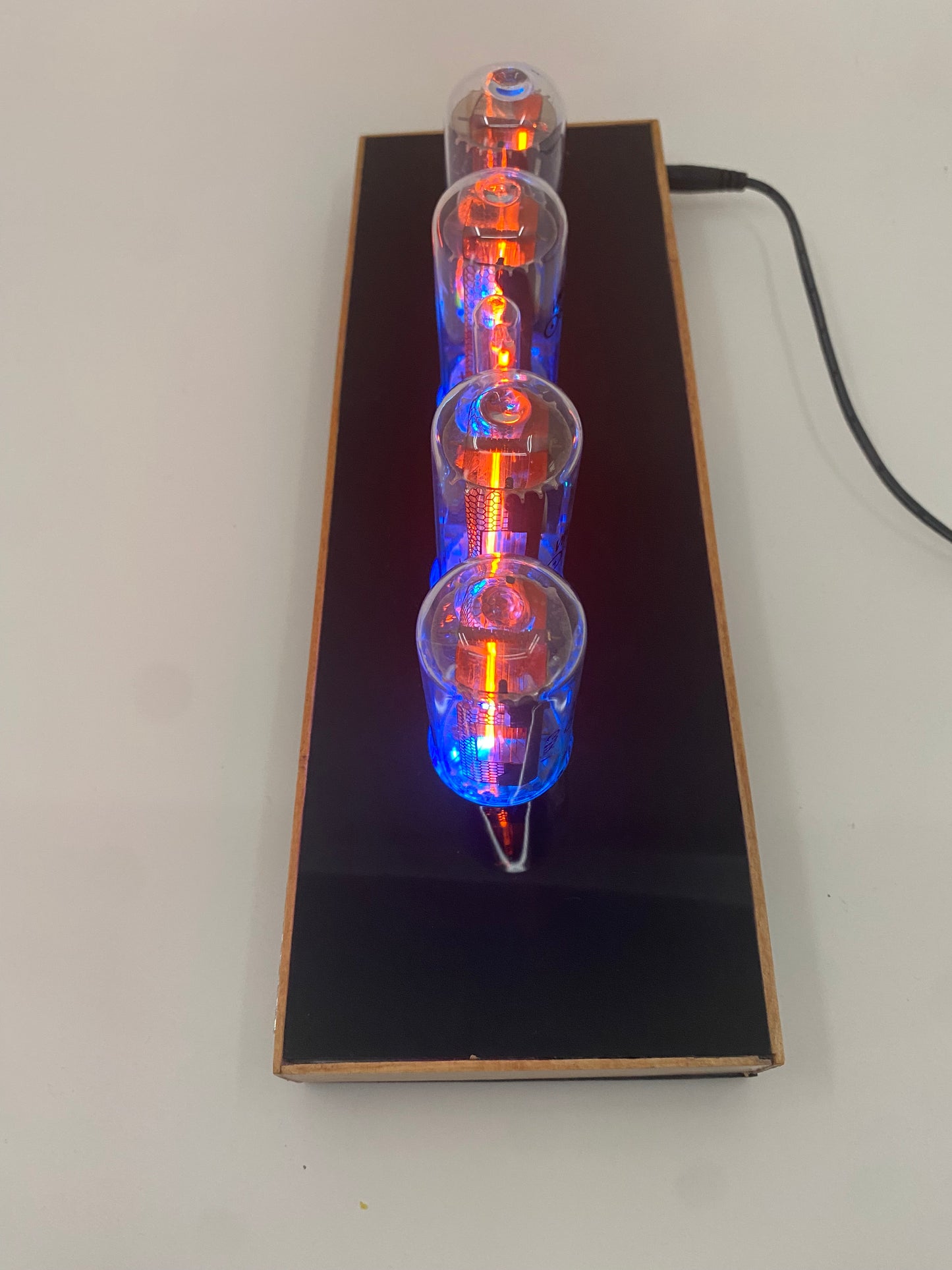 Black Large Nixie Smart Clock