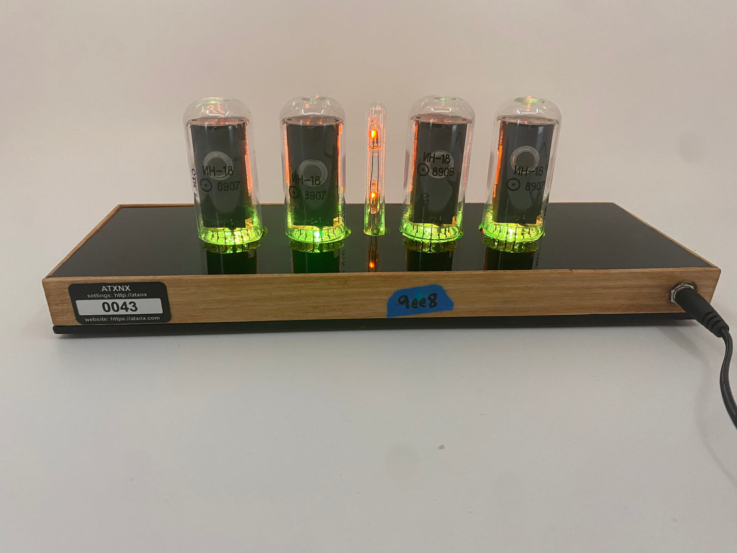 Black Large Nixie Smart Clock