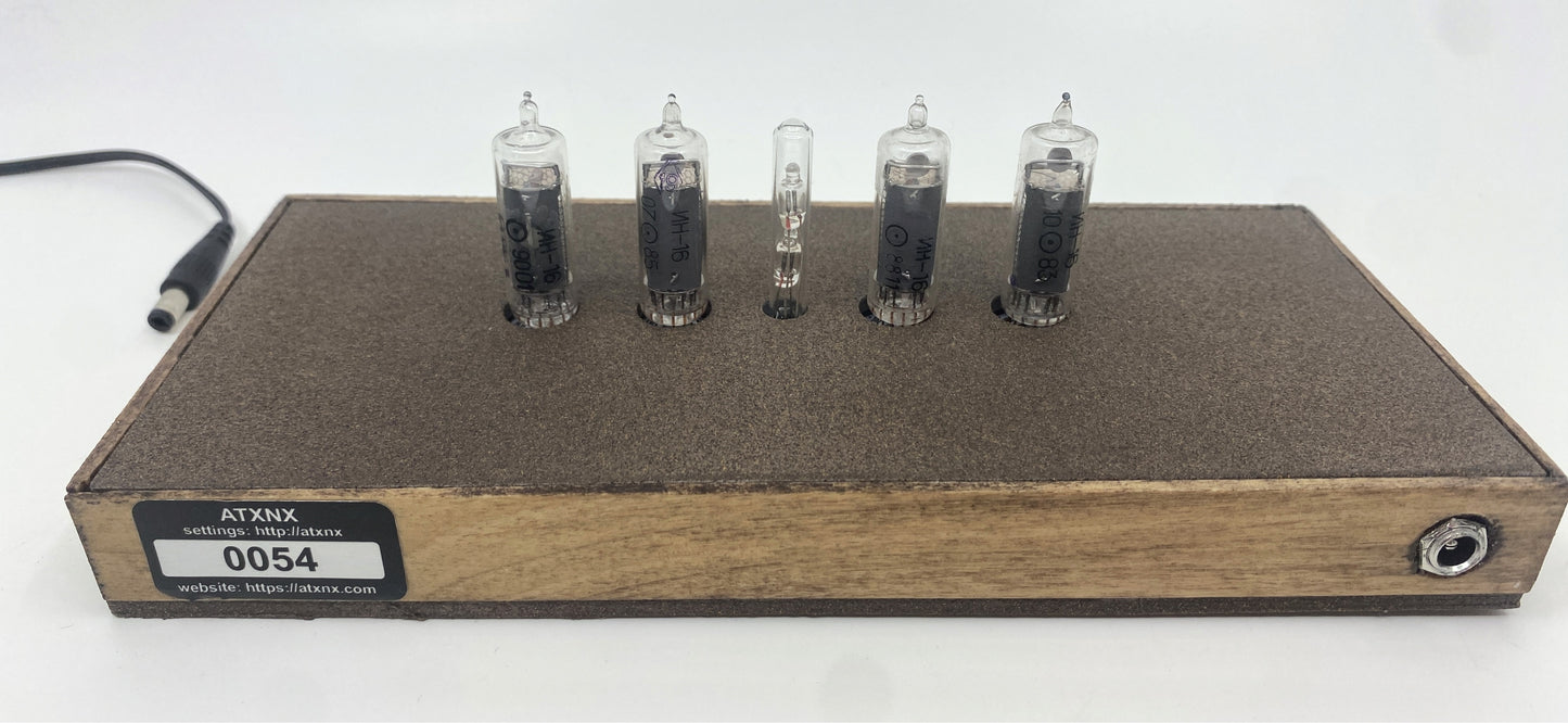 Mocha Small Nixie Clock #54