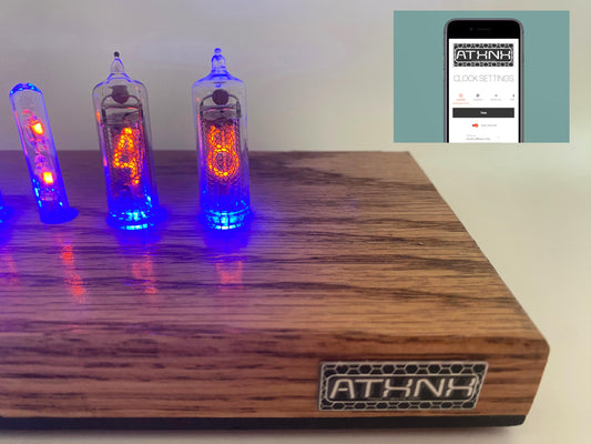 Oak Small Nixie Clock #49