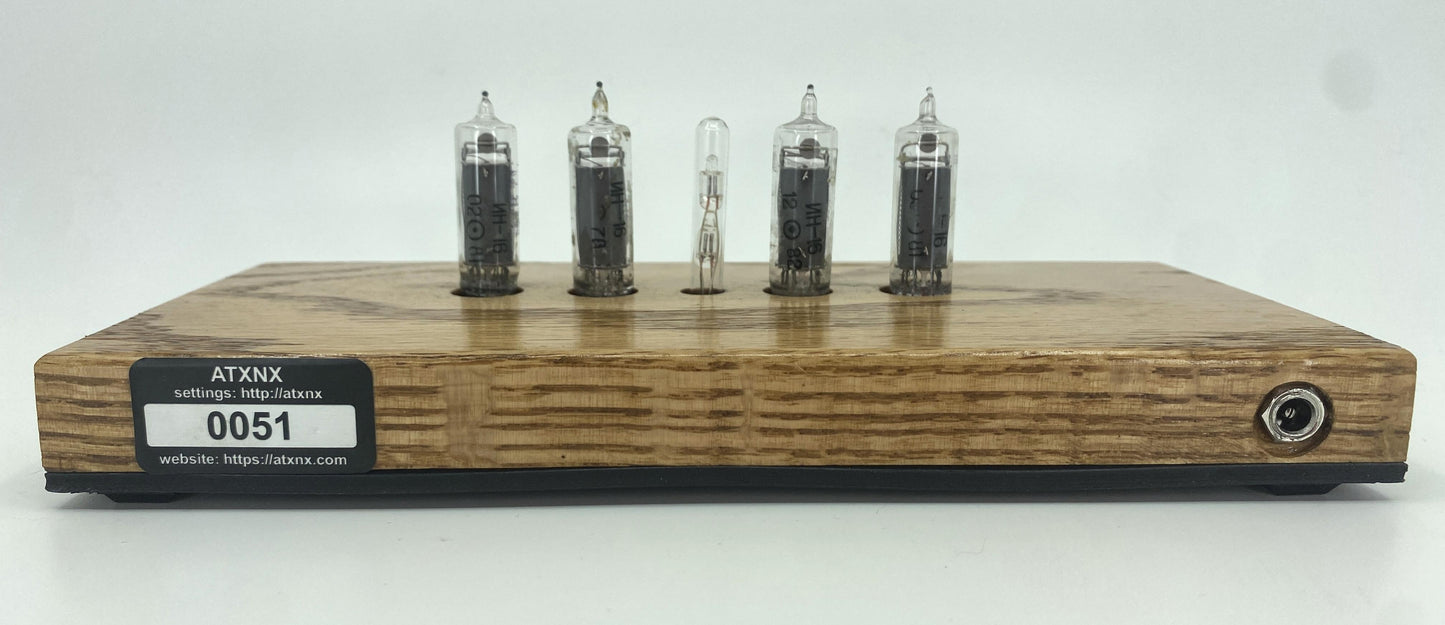 Oak Small Nixie Clock #51