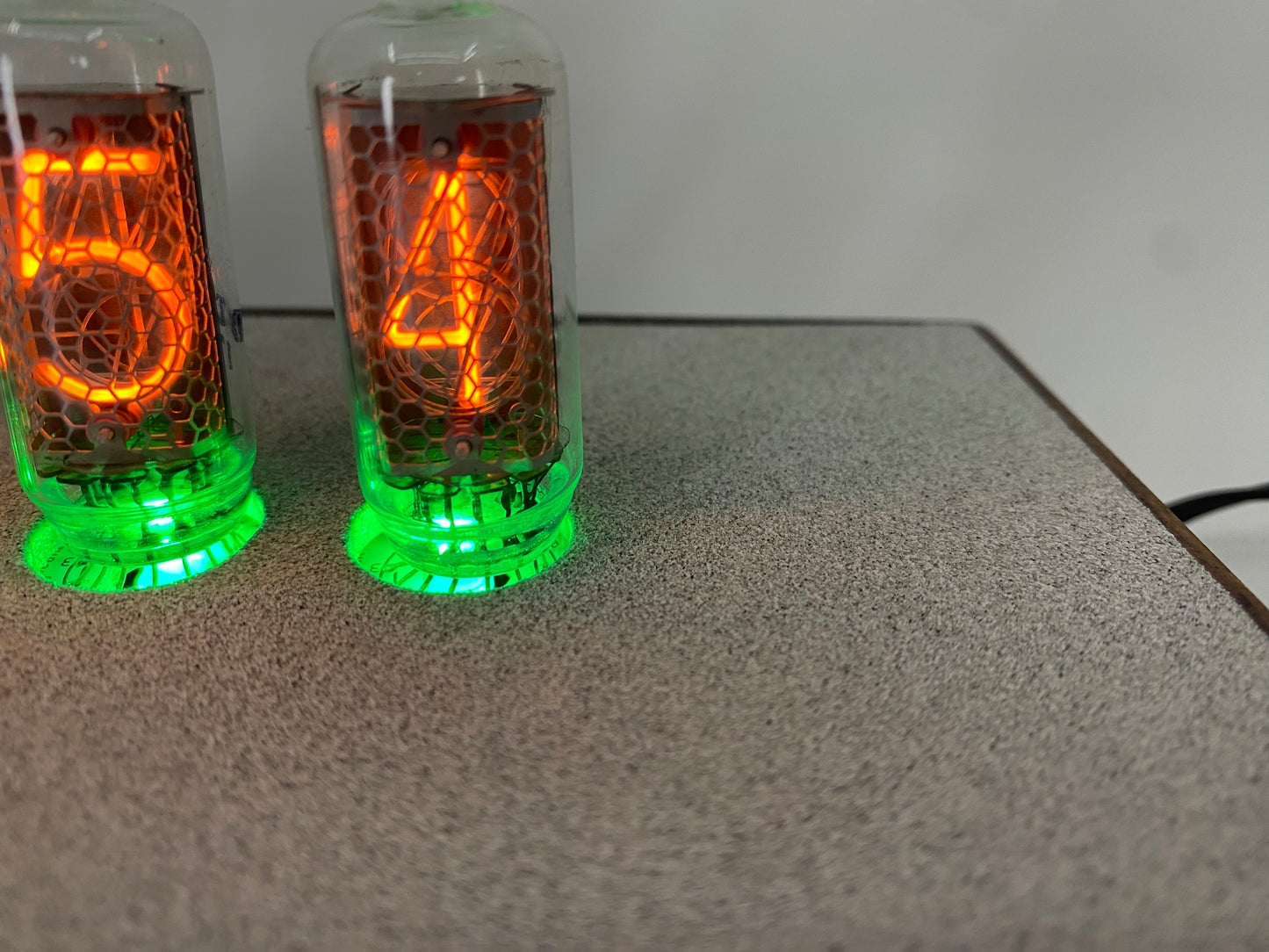 Parchment Medium Nixie Clock