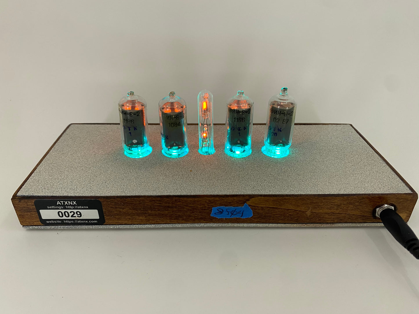 Parchment Medium Nixie Clock