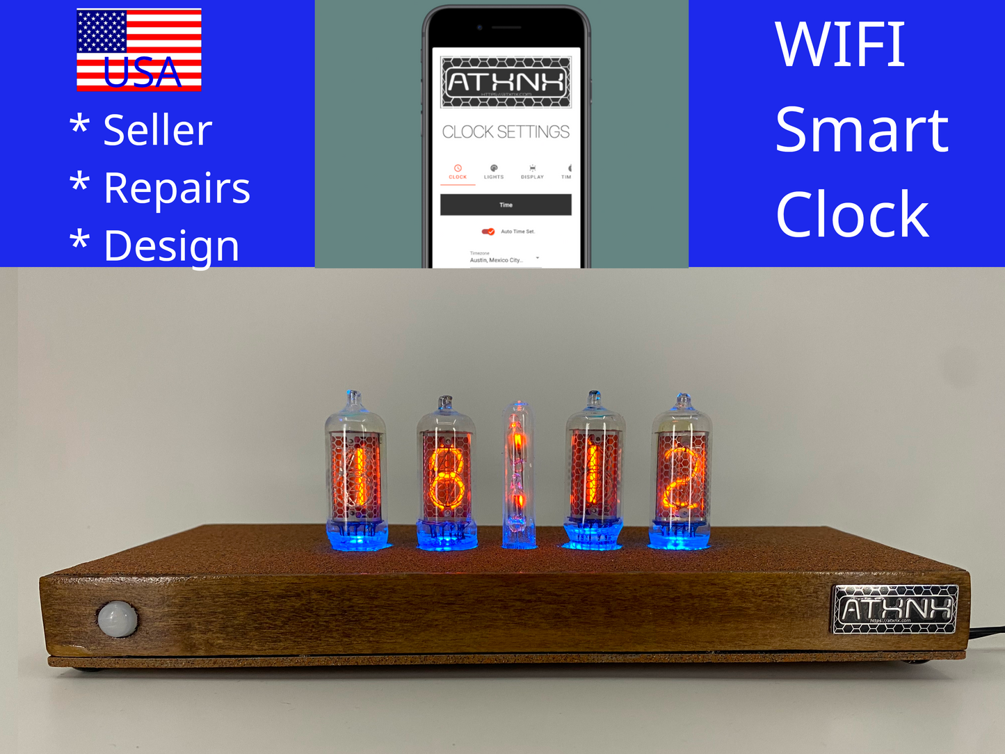 Mars Medium Nixie Clock