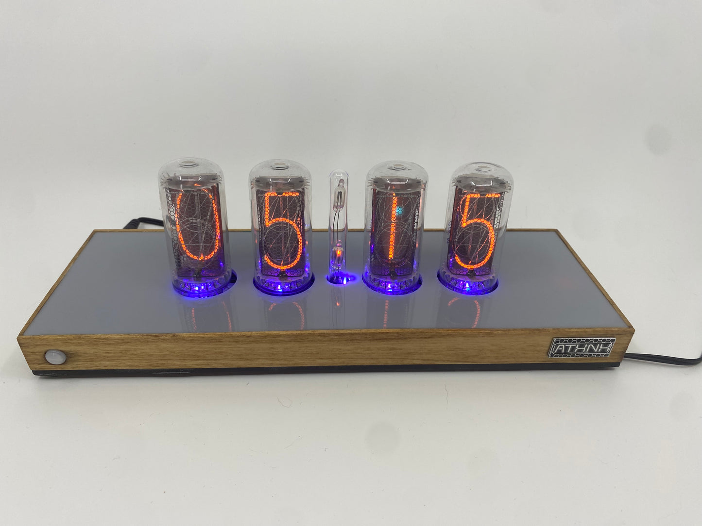 Gray Large Nixie Smart Clock