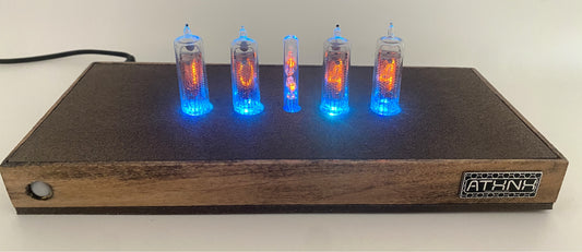 Mocha Small Nixie Clock #54