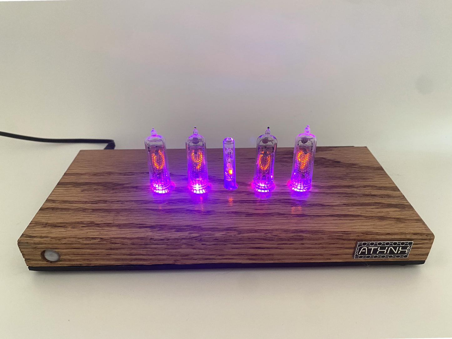 Oak Small Nixie Clock #49