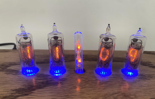 Oak Small Nixie Clock #51