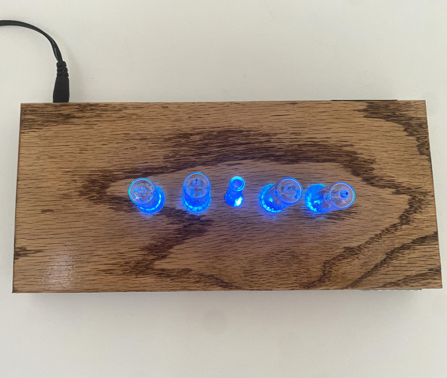 Oak Small Nixie Clock #51