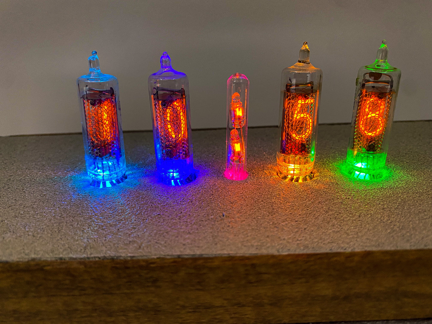 Bone Small Nixie Clock