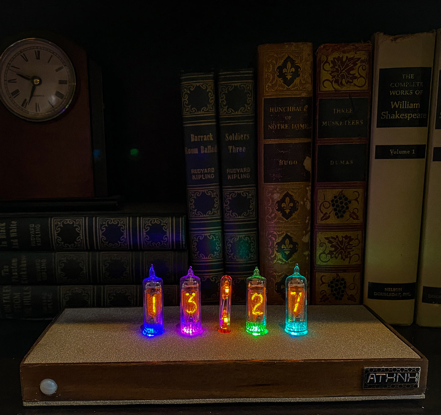 Bone Small Nixie Clock